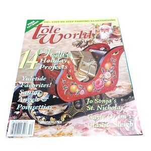 Tole World Magazine Dec. 2000 Holiday Painting Projects Patterns Donna Dewberry